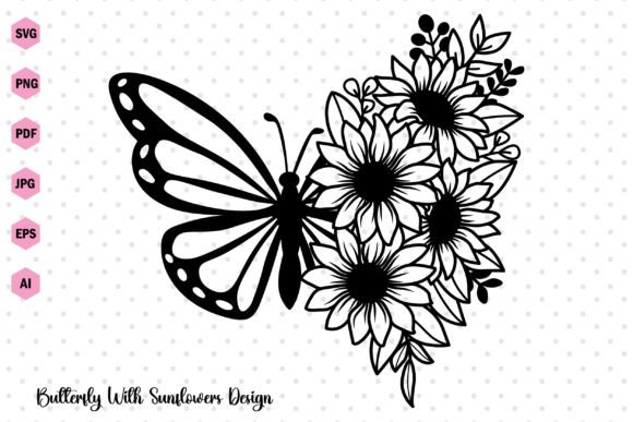 Flower Butterfly SVG: Delicate, Versatile, Real-World Ready