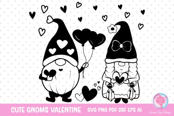 Valentine Svg, Gnome Svg